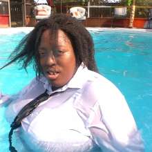 gsdwetlook: Swimming in a White Shirt and Tie
