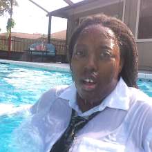gsdwetlook: Swimming in a White Shirt and Tie