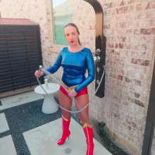 WetlookFashion: UltraGirl Mandi Gagged and Bonded Up in the Pool
