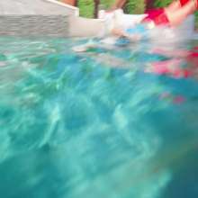 WetlookFashion: UltraGirl Mandi Gagged and Bonded Up in the Pool