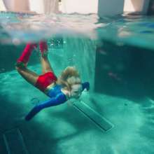 WetlookFashion: UltraGirl Mandi Gagged and Bonded Up in the Pool