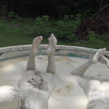 Jayce: All those for White Clay Pantyhose!  Feat. Me and Brooklyn!