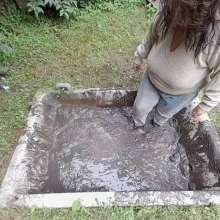 Darkabyss445: White Sweater and Jeans Muddy Sensual Play