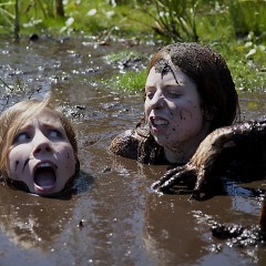 DIDVP_Leila: Mae & Leila in deep mud - Bog Demon photos