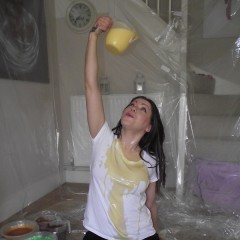 tonyhill: Miah - Messy Tshirt and Jeans!