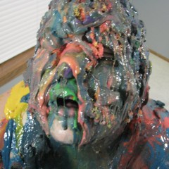 LaylaMoore: Layla Moore gets face fucked and pied in the face, POV style.