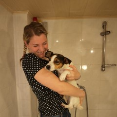Perfectwetlook: Zuzka with Dog