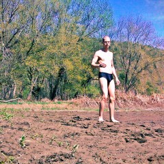 GungeMonkey: Speedos in River (Some Mud)