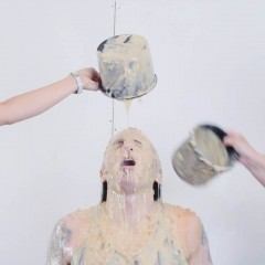 JellynCustard: After a weekend of filming Nathan gets punished with the cold leftovers!
