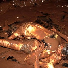 Plonk: A little girl-on-girl pudding wrestling from the vaults.
