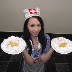 tonyhill: Lauren Jay--Messy Nurse!