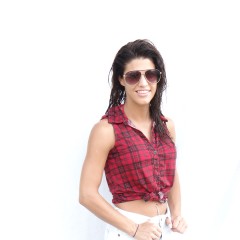 DunkTankFan: Bree Dunked in a Daisy Dukes Country Girl outfit