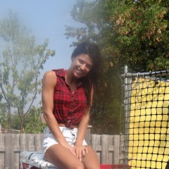 DunkTankFan: Bree Dunked in a Daisy Dukes Country Girl outfit
