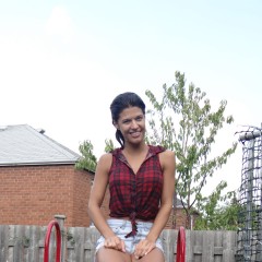 DunkTankFan: Bree Dunked in a Daisy Dukes Country Girl outfit