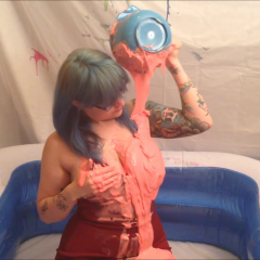 CandyCustard: Elizabeth steals my buckets of gloop and self wams!