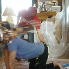 hooliham: Surprise!  It's Episode 18: Messy Yoga!