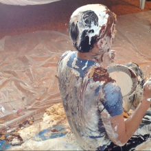 hooliham: Surprise!  It's Episode 18: Messy Yoga!