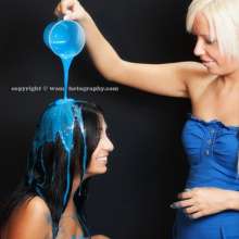 WAM Photography: Red Vs.  Blue--an in no way political colour fight