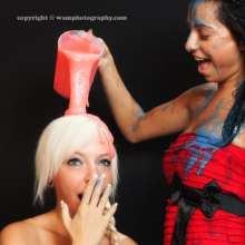 WAM Photography: Red Vs.  Blue--an in no way political colour fight