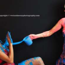 WAM Photography: Red Vs.  Blue--an in no way political colour fight