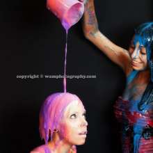 WAM Photography: Red Vs.  Blue--an in no way political colour fight