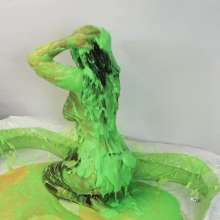 GirlsGetGunged: Sexy striptease and sliming with Rosie-Lee