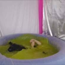 Candyguys: Deep pool wrestling in Lycra and latex