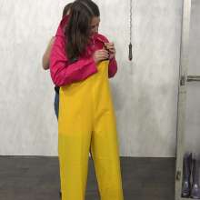 MostWam: Sky's Rain Coat Gunge Test [coat,trousers,wellies]