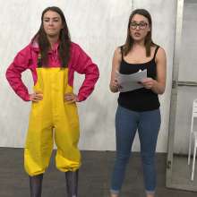 MostWam: Sky's Rain Coat Gunge Test [coat,trousers,wellies]