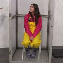 MostWam: Sky's Rain Coat Gunge Test [coat,trousers,wellies]