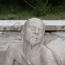 FOXY: Misty in mud pool. Set downloadable