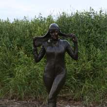 eileenvogel: Eileen in very very deep mud