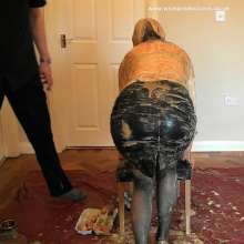 WSMProductions: Custard Couple (CC) in messy provocative role--wsm