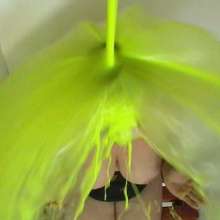 bosunbob: Wamprincess plays Triggerwords, her first time in a gunge tank
