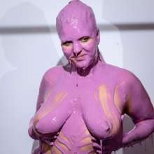 CandyCustard: Photoset of Molly in the deep gunge pool