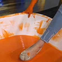 MostWam: Amber And Another Orange Gunge Bath