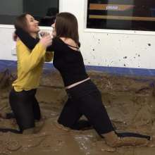 MostWam: Casual Mud Wrestling 01 Amber And Rhian