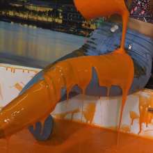 MostWam: Amber And Another Orange Gunge Bath