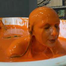 MostWam: Amber And Another Orange Gunge Bath
