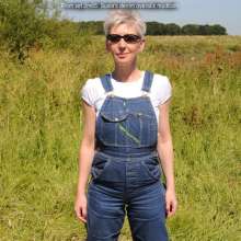 DungeonMasterOne: Langstonedale: Susie gets covered in mud in denim overalls!