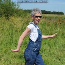DungeonMasterOne: Langstonedale: Susie gets covered in mud in denim overalls!