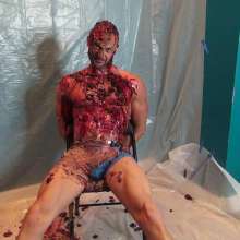 bodybyjake: Got messy for a custom video today. Who wants one next?