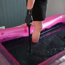 Stella: Stella gets messed up while she is dressed up in a pool of black gunge.