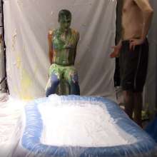 hooliham: Preview Pics of the New Pie in the Face Gameshow!