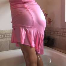 Jayce: Dixie and Jayce in Dresses in the Giant Jacuzzi Tub!