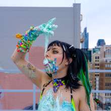 messyhot: Lum Makes a Mess on the Rooftops of Los Angeles