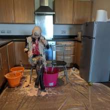 Pass the Parcel: Mess Virgin in Work Gear Vs Stale Slime
