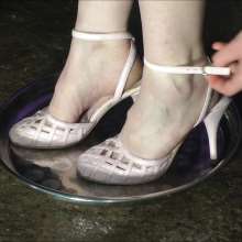 DungeonMasterOne: Feet!  Shoe torture and barefoot mess with Rosemary