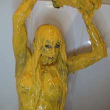 Jayce: its "nacho" bath time!  its mine!  the bath full OF cheeese!