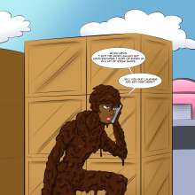 SplatInDaVat: WAM Art--Nikki Steak Sauce Aftermath